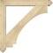 Ekena Millwork Imperial Arts and Crafts Rough Sawn Bracket w/ Offset Brace, Douglas Fir, 6"W x 38"D x 38"H BKT0604X38X38IMP03RDF - alternate 4